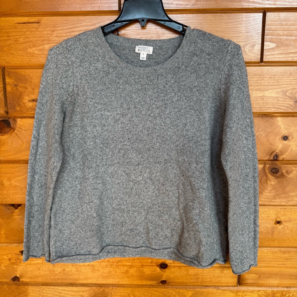Market & Spruce Women’s Gray Sweater XL